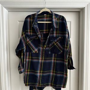 Oversized flannel